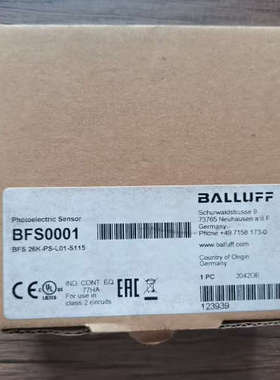 正品 巴鲁夫 BFS0001 传感器 BFS 26K
