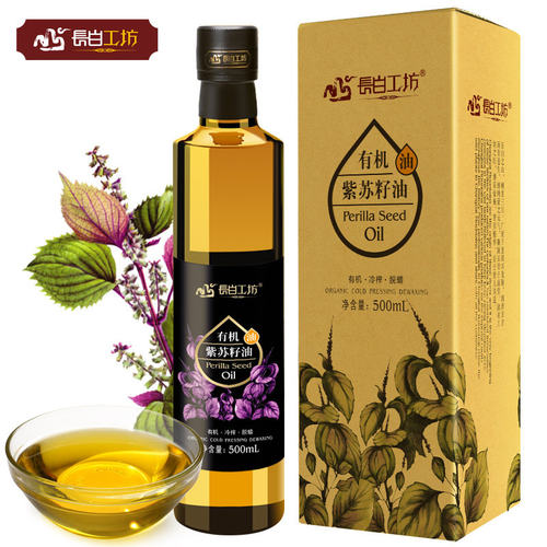 长白工坊有机紫苏籽油500ml