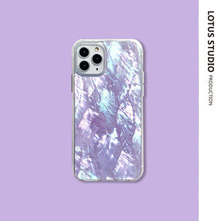 水光矿紫适用iphone14/13promax贝母软壳12防摔华为p30手机壳全包