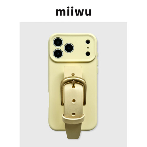 海盐芝士宽扣腕带手机壳iphone16