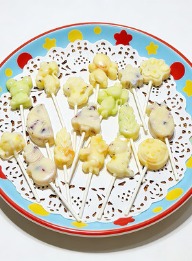 水果粒牛乳棒棒糖高钙牛奶软糖儿童宝宝零食营养手工无添加糖奶片