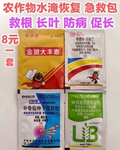 金赞水淹发黄急救组合一套4包兑水30斤苄嘌呤吲哚丁芸苔素补骨脂