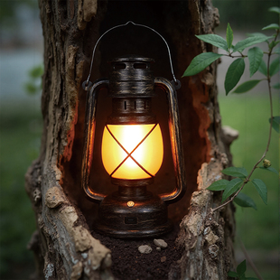 户外露营灯复古氛围太阳能马灯充电款超长续航拍照道具清吧桌面灯