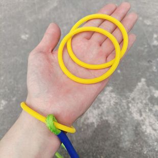 撒网手绳专用手环套手环安全手环硅胶材质柔软舒适手绳头手圈圆形