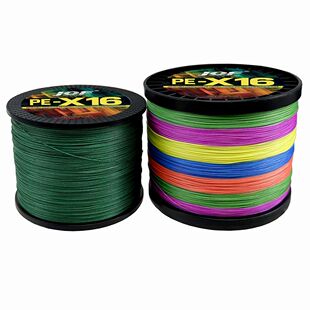 大力马16编强力鱼线防咬耐磨锚鱼海钓钓船专用织网pe线主线