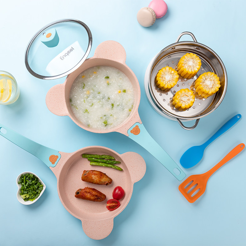 Enqeel baby Complementary food baby Decoction one Soup pot household Maifanite Instant noodles The milk potin the Kitchen/Cooking utensils , Cooking utensils , Cookware/Pot/Kettle , Milk pot  category - from Buy2taobao.com to provide professional Taobao agent buy service