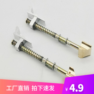 老式外装门锁防盗门锁配件大全锁舌头铁门锁大门锁保险锁舌铜斜舌