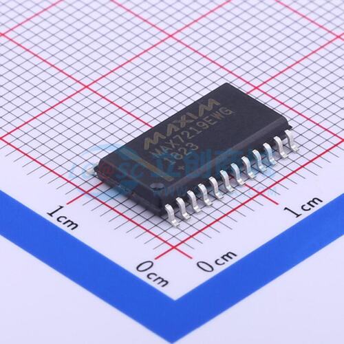 数码管驱动 MAX7219EWG+T SOIC-24 MAXIM(美信) 电子元件原装正品