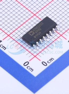 RS232芯片 ADM3202ARNZ SOIC-16 ADI(亚德诺) 电子元器件原装正品
