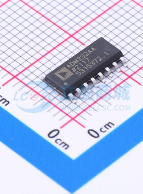 RS232芯片 ADM232AARNZ-REEL SOIC-16 ADI(亚德诺) 电子元件配单