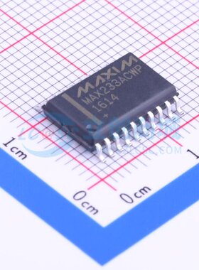 RS232芯片 MAX233ACWP+G36 SOIC-20 MAXIM(美信) 电子元器件配单