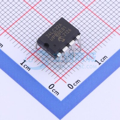 EEPROM 24LC32A-I/P PDIP-8 MICROCHIP(美国微芯) 电子元器件配单