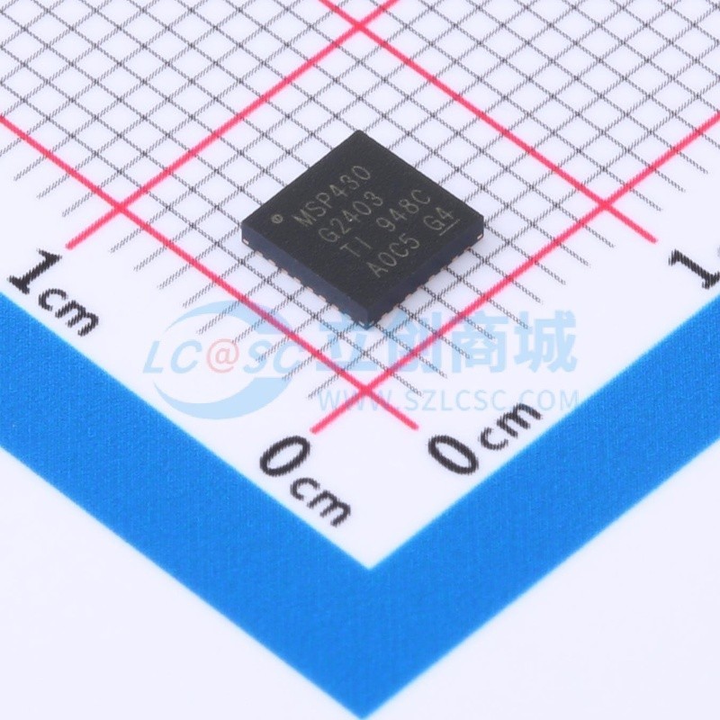 单片机(MCU/MPU) MSP430G2403IRHB32R QFN-32 TI/德州 电子元器件