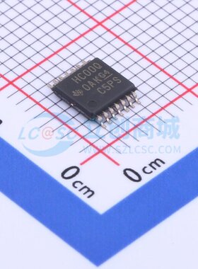 逻辑门 SN74HC00QPWRQ1 TSSOP-14 TI/德州 电子元件配单原装正品