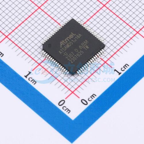 单片机(MCU/MPU/SOC) ATSAMD51J18A-AU TQFP-64 MICROCHIP(美国微