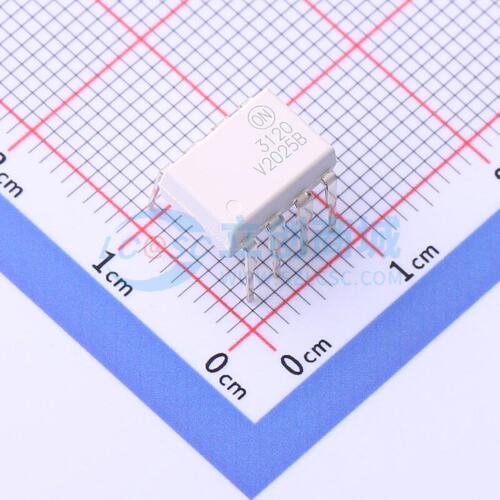 逻辑输出光耦 FOD3120V DIP-8 onsemi(安森美) 电子元件原装正品