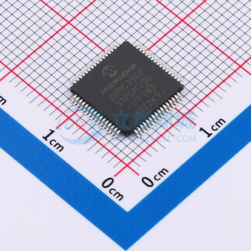 数字信号处理器(DSP/DSC) dsPIC33EP512GM706-I/PT TQFP-64 MICRO