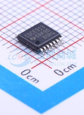 时钟发生器/频率合成器 CDCE913PWR TSSOP-14 TI/德州 电子元器件