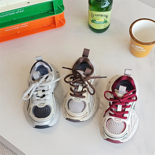 565童鞋2025春款ins爆款儿童老爹鞋男女童轻便运动篮球鞋休闲鞋