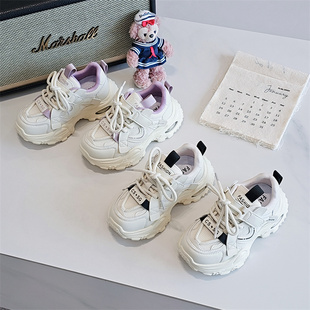 运动跑步鞋 80382童鞋 男女童休闲轻便儿童老爹鞋 韩版 2026春季 新款