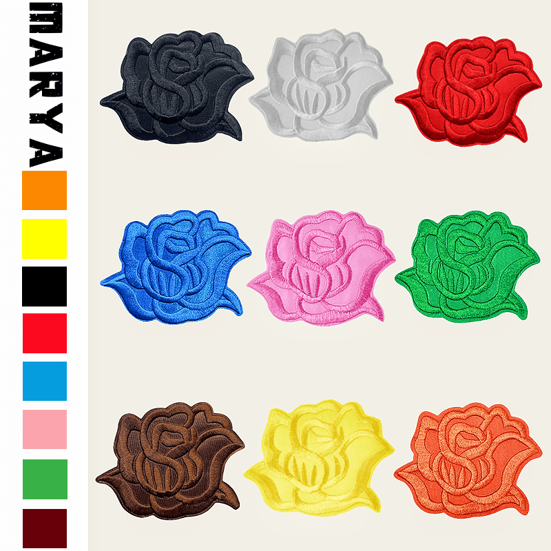 刺绣大号布贴羽绒服补丁贴