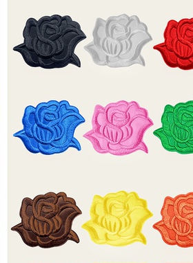 自粘大号羽绒服修补破洞贴花刺绣布贴衣服裤子无痕修复装饰补丁贴