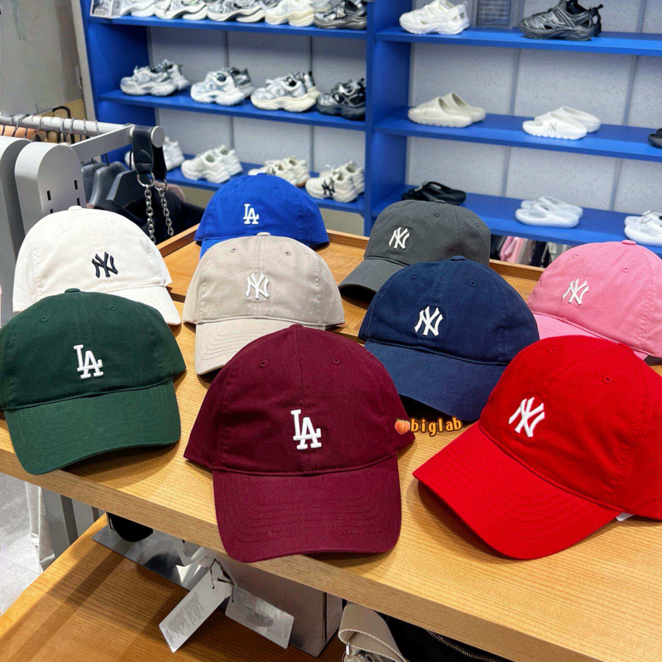 韩国MLB正品新款小标软顶百搭棒球帽女鸭舌帽男学生帽子CP77情侣