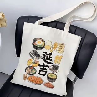 吉林延吉文创帆布包延吉citywalk帆布袋定制大容量手提环保购物袋