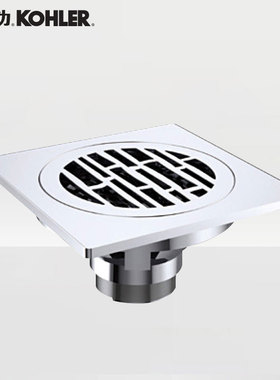 科勒Kohler地漏卫生间阳台防臭地漏五金配件15477T-CP