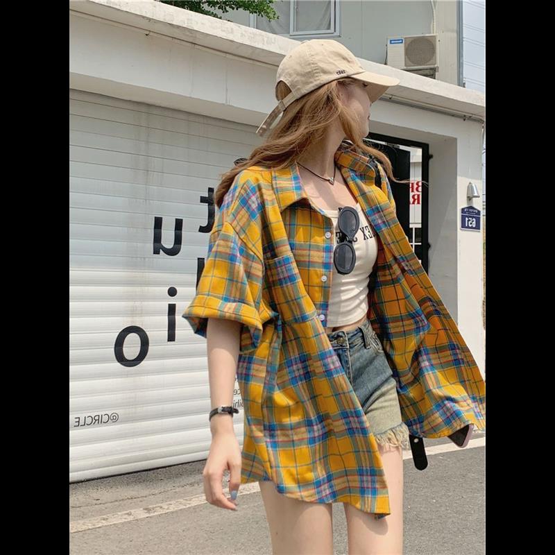 美式复古大众设计感短袖格