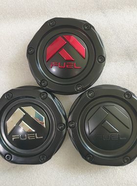 fuel标志轮毂盖越野车轮盖适合轮毂孔直径10CM盖子电镀色红色黑色