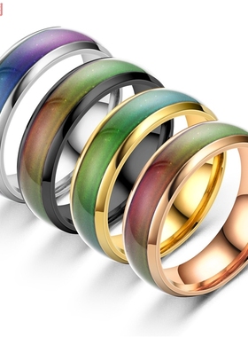 欧美风变色情侣戒指