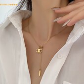 Robelo设计 necklace 凯旋门CELI可抽拉项链女 轻奢小众锁骨链