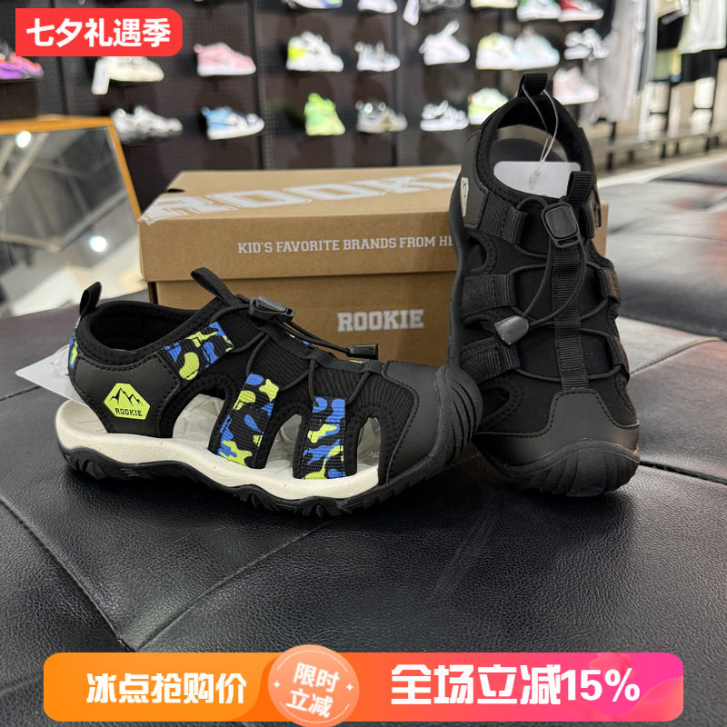 Rookie男童透气夏季沙滩凉鞋
