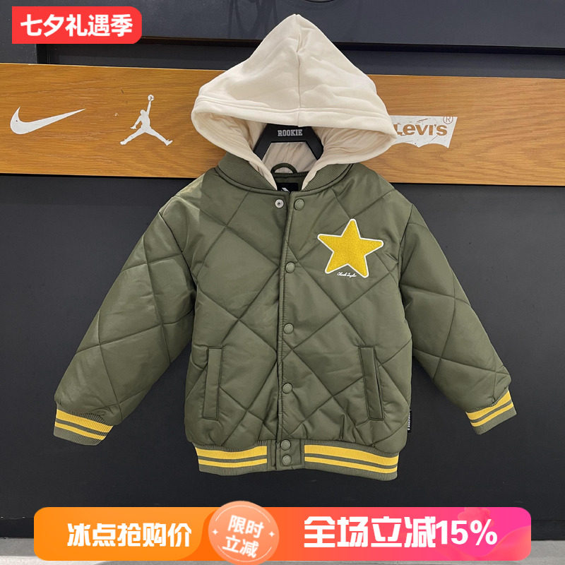 Converse匡威男女童连帽棉服冬季