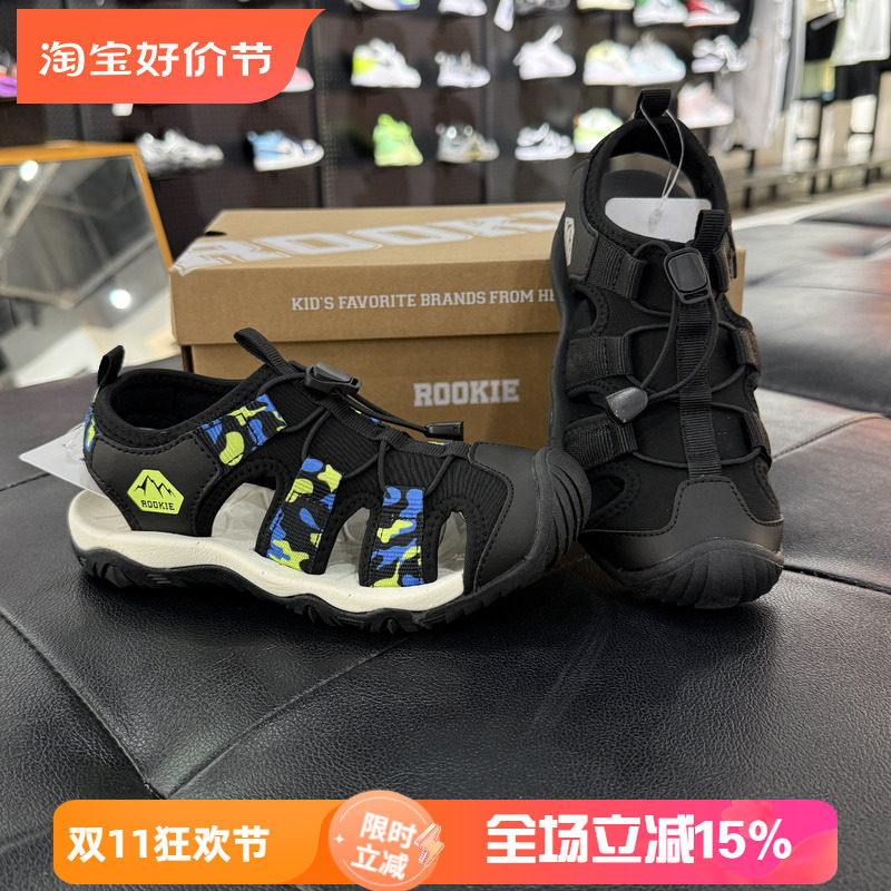 Rookie男童透气夏季沙滩凉鞋