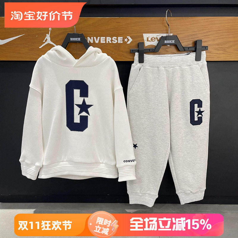 Converse/匡威童装运动套头连帽