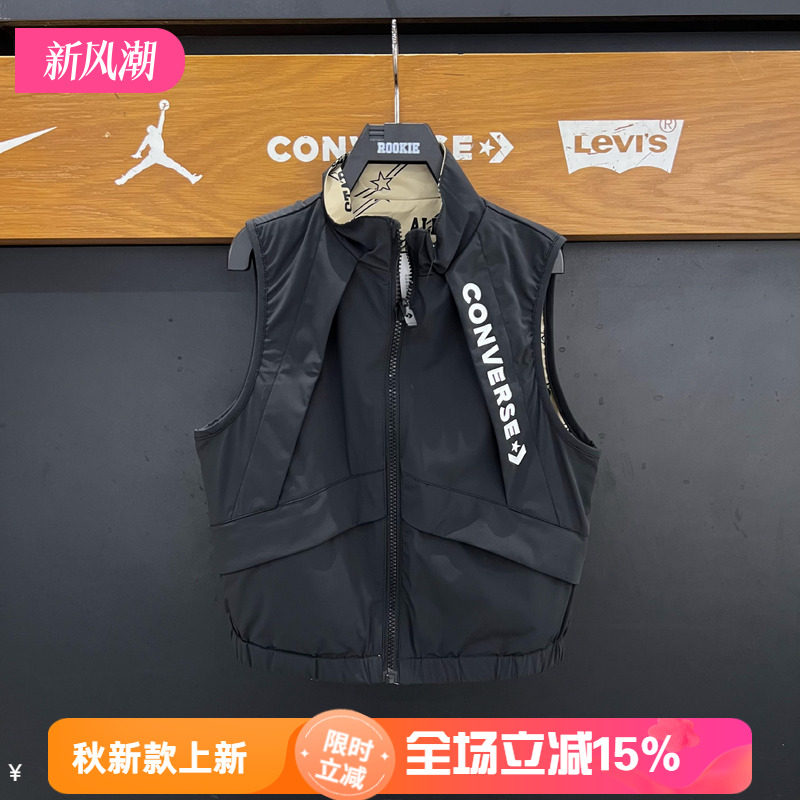 匡威童装男童秋季款梭织双面穿单马甲休闲叠搭轻便CV2432238