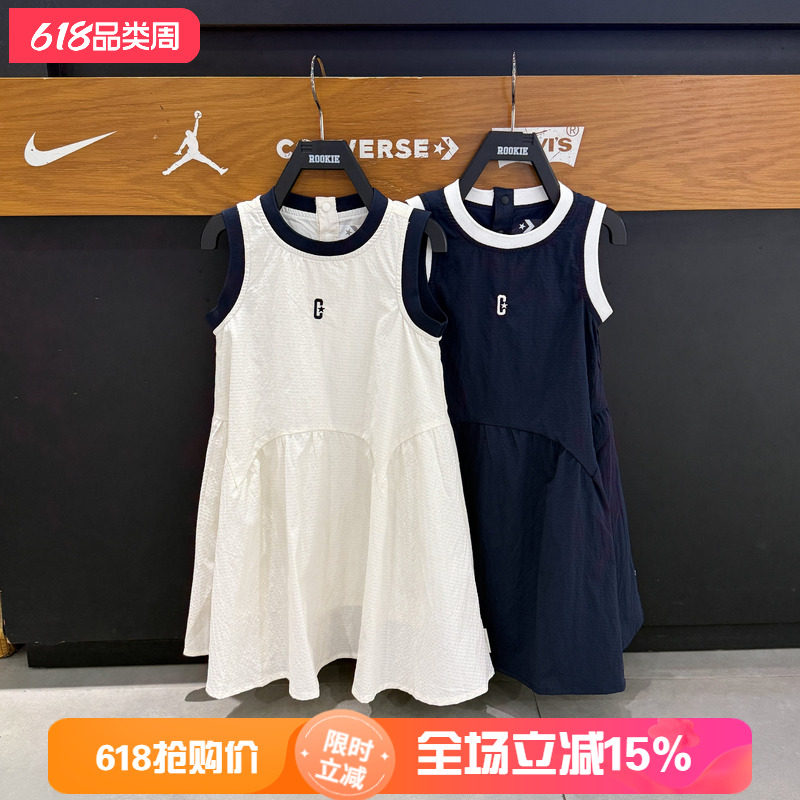 Converse/匡威童装26夏圆领套头休闲百搭时尚韩系连衣裙CV2622493
