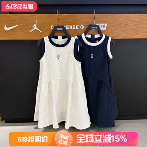 匡威女童夏季圆领套头连衣裙