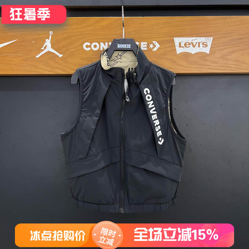 匡威童装男童秋季款梭织双面穿单马甲休闲叠搭轻便CV2432238