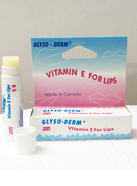 加拿大GLYSO-DERM/佳善唇膏维生素E滋润护唇膏4.5g