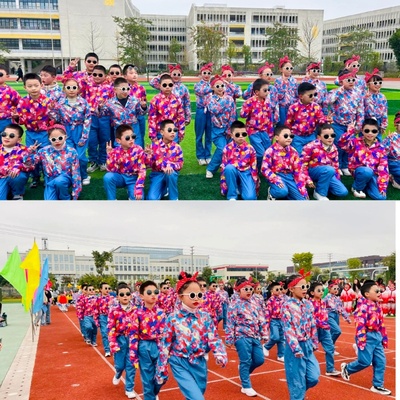 卡拉永远ok舞蹈服失恋阵线联盟儿童演出服8090港风童装复古花衬衫