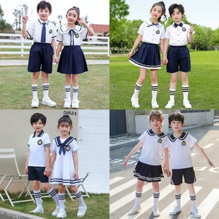 61大班夏日别舞蹈服儿童盛开的未来手势舞演出服男女童毕业照园服