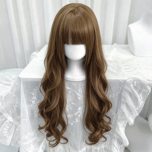 Lolita少萝双马尾长卷发假发