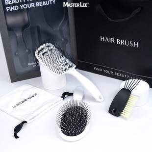 MASTERLEE/李师父气垫梳礼盒套装女童 妈妈 按摩梳子女生节日礼物