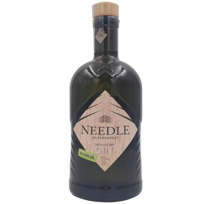 洋酒烈酒德国原瓶进口needle针锋(锋芒)金酒 黑森林干 杜松子酒