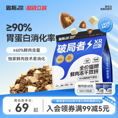 路斯破局者冻干肉松鲜肉猫粮2.0