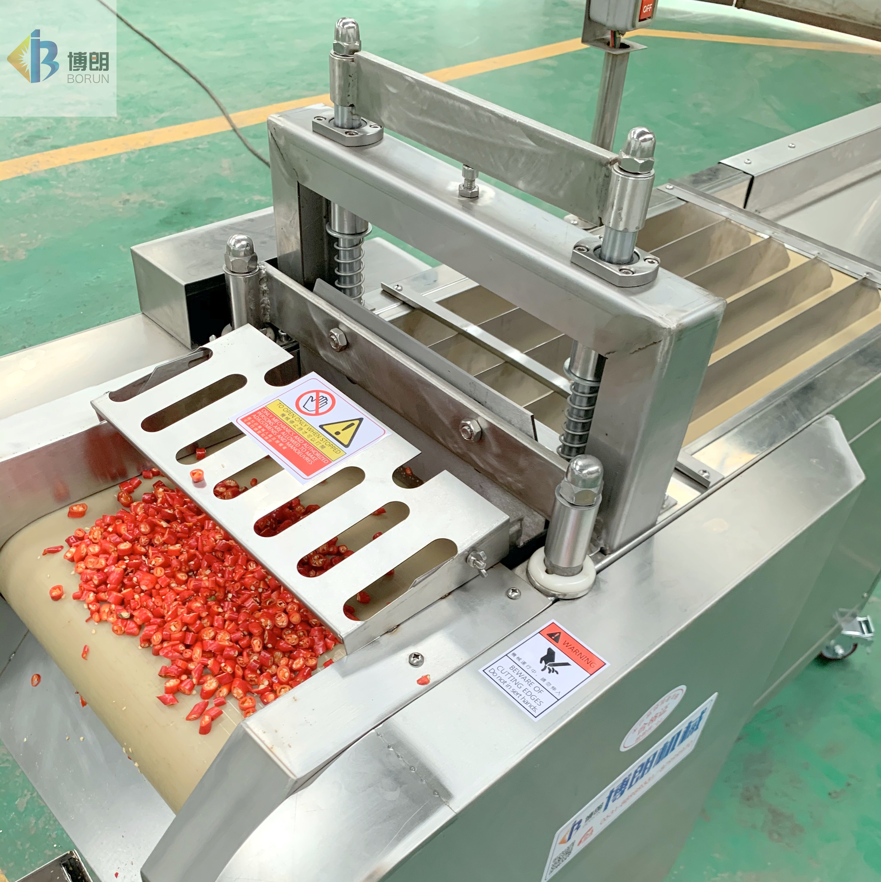 定制款高标准切小米椒机 切辣椒机 切辣椒段机 切辣椒圈机