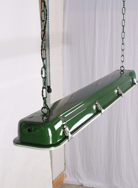 长条餐厅墨绿色服装店设计工作室吧台灯酒吧日光灯复古工业风吊灯